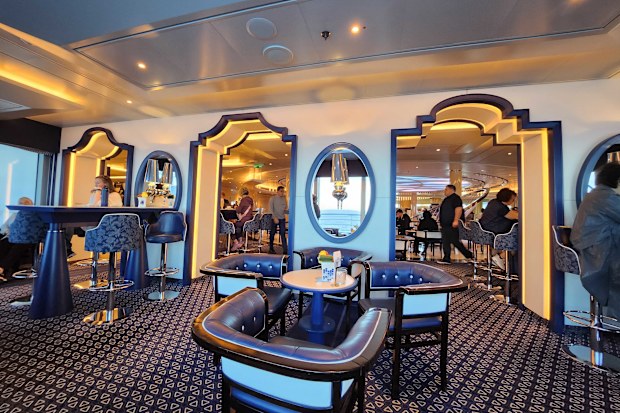 food and bar areas on holland america Line koningsdam cruise ship