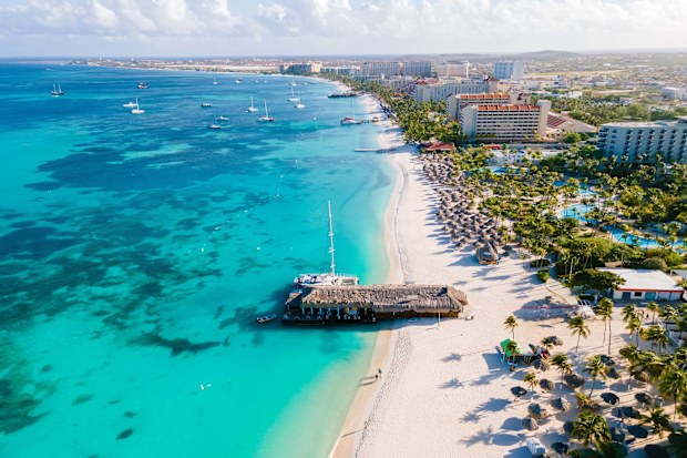 Aruba in the Caribbean is one of Zac's favourite places.