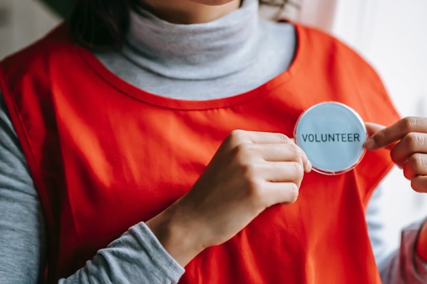 Volunteer stock image.