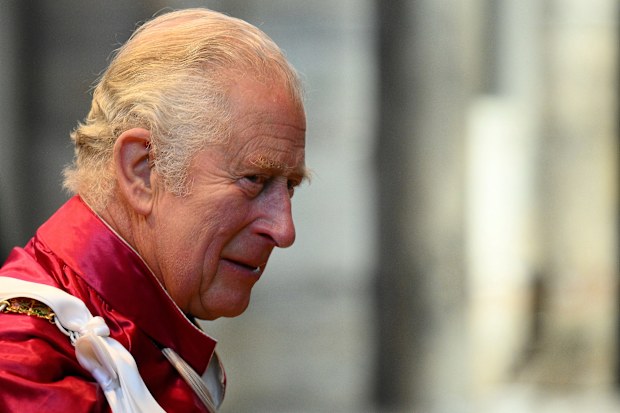 Prince Charles, Prince of Wales in his role as Great Master of the Honourable Order of the Bath, attends the Order of the Bath service at Westminster Abbey. 