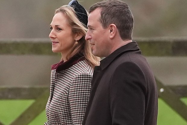 Harriet Sperling and Peter Phillips attend the Sunday morning church service at St Mary Magdalene church in Sandringham, Norfolk. Sunday December 28, 2025.