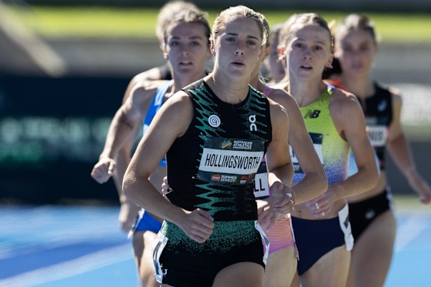Middle-distance prodigy Claudia Hollingsworth, 21, is sponsored by On.