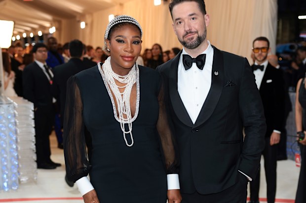 Serena Williams and Alexis Ohanian at the 2023 Met Gala