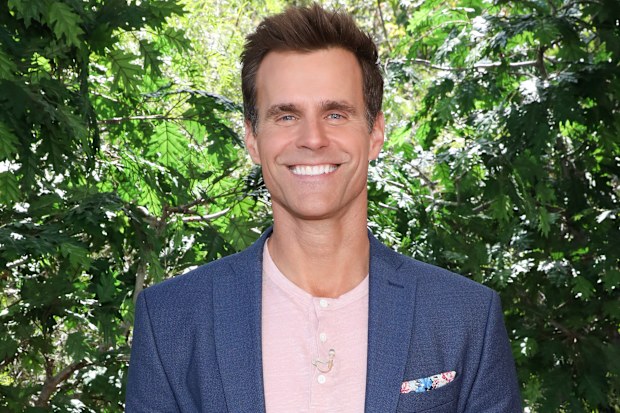 Cameron Mathison on the set of Hallmark's Home & Family at Universal Studios Hollywood on April 9, 2019