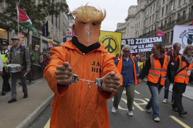 Donald Trump protests in London