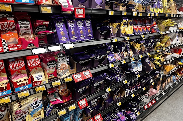 chocolate prices supermarket woolworths