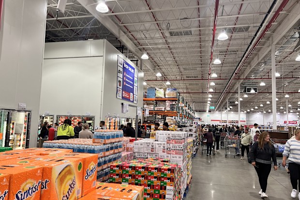 costco signage exterior and instant rebate meaning