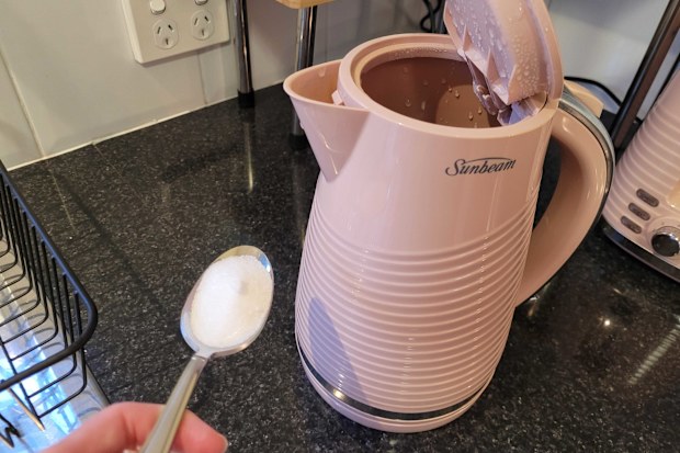Kettle and citric acid