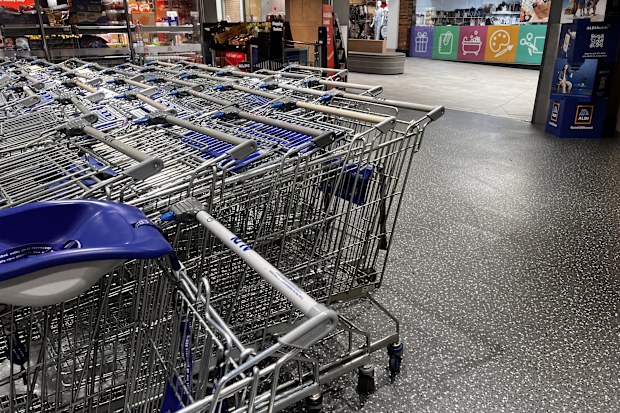 supermarket trolleys change rolling into stores near you