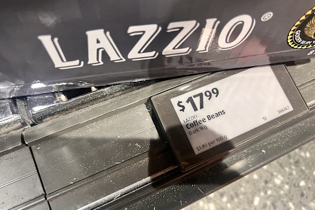 aldi lazzio coffee price increase