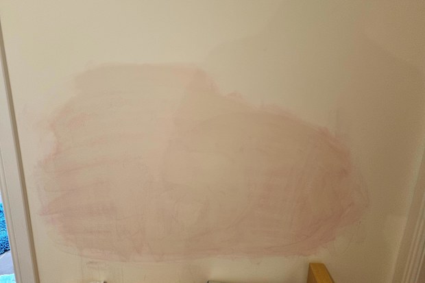 Reddit chalk on wall cleaning tips