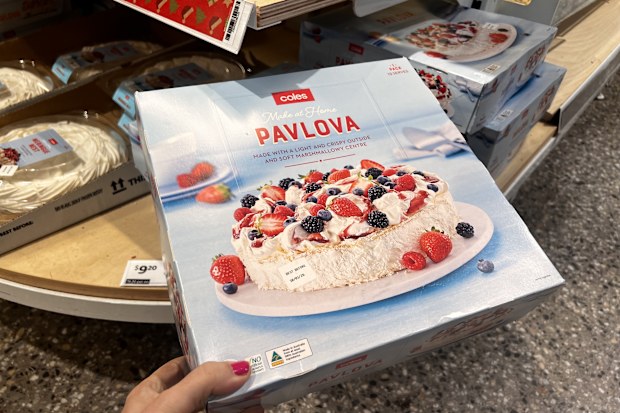 coles pavlova base