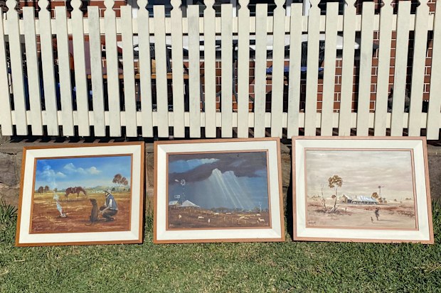 Portraits collected from Brennan's travels.