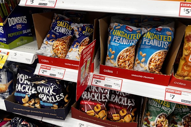 coles peanuts
