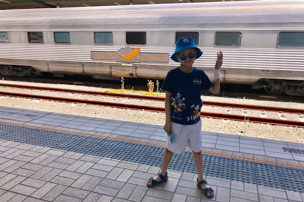 Alec has been curious about trains for years now. 