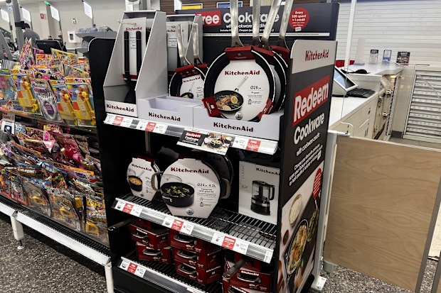 coles kitchenaid cookware promotion