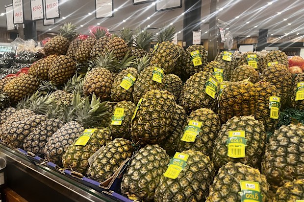 pineapples in australia