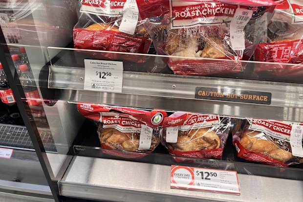 roast chicken coles