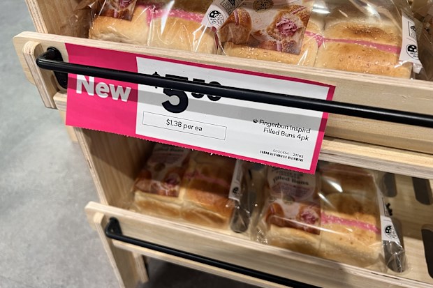 woolworths finger buns bakery range