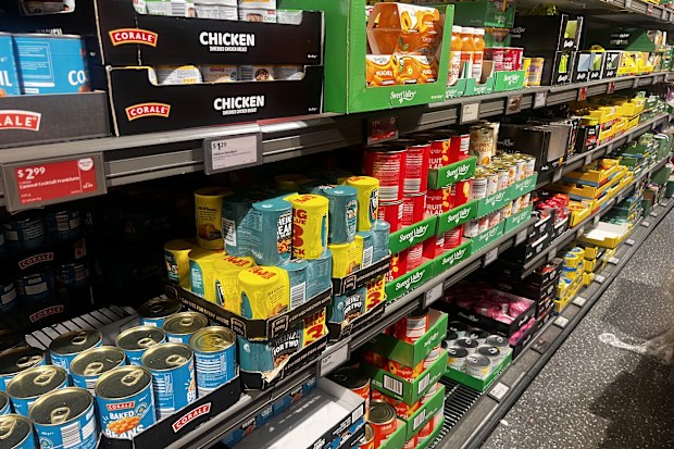 aldi new low price red sales tags reduced prices in-stores