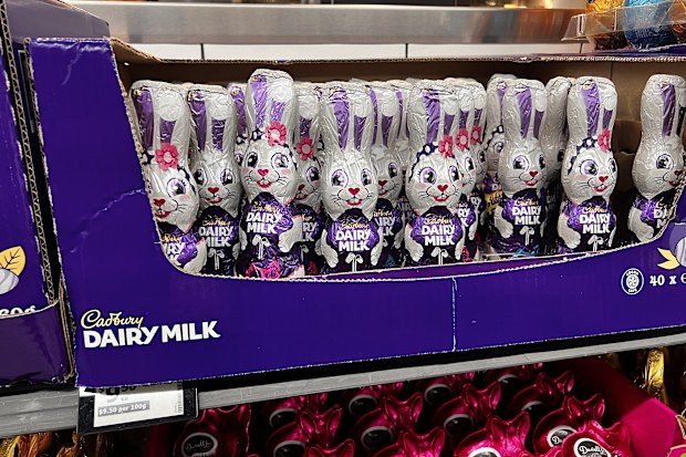 cadbury easter bunny prices