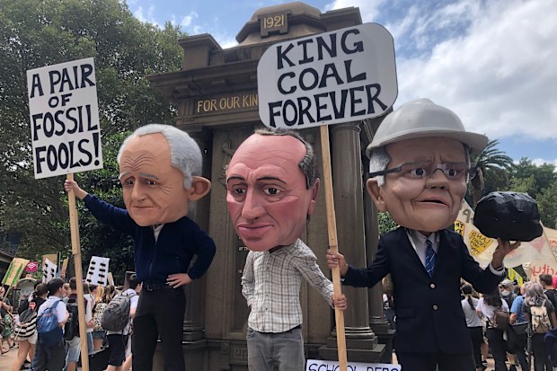 Seen at today's rally.