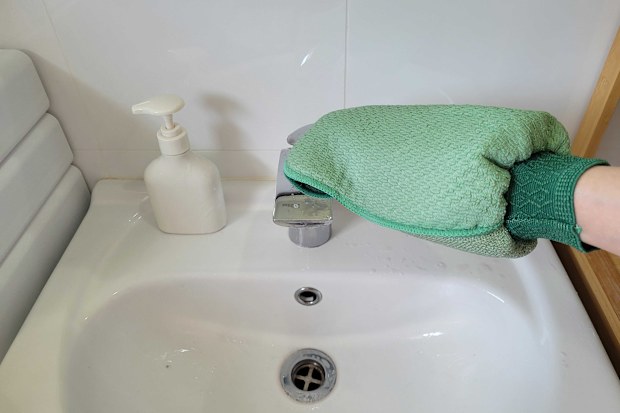 Kmart bathroom glove