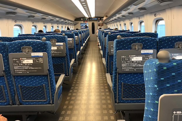 Unlike on Aussie trains, chatting or talking on the phone is a big no-no.