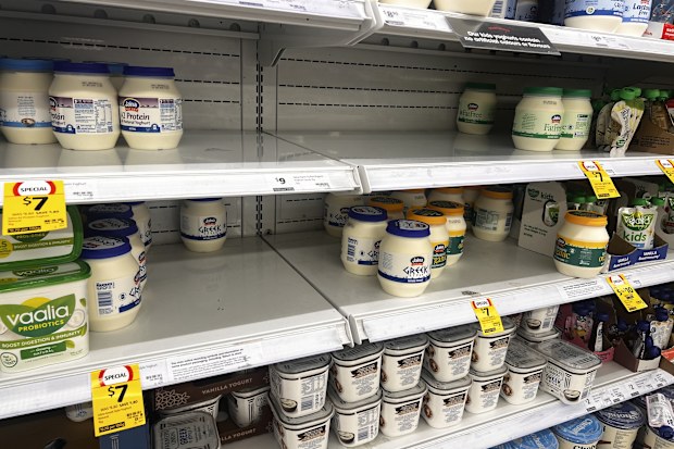 high protein yoghurt sales triple figure increase leads to shortage