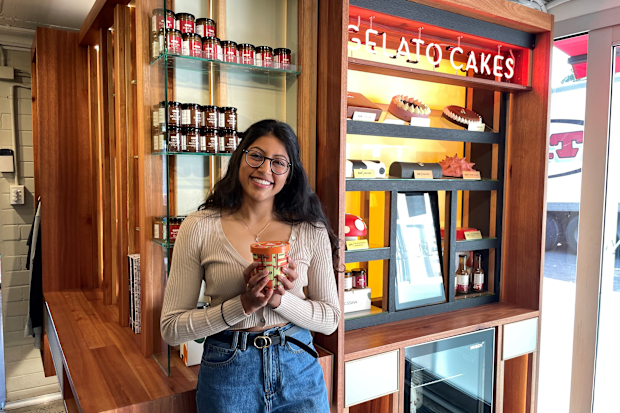 Messina gelato for a year winner Kanika 