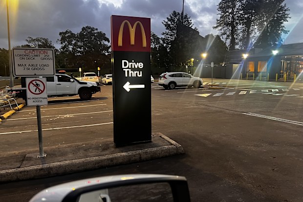mcdonalds sells milk which locations in australia