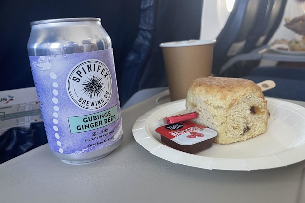 Nexus Airlines food. 