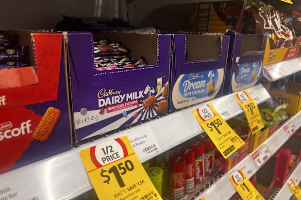 cadbury chocolate shrinkflation and price