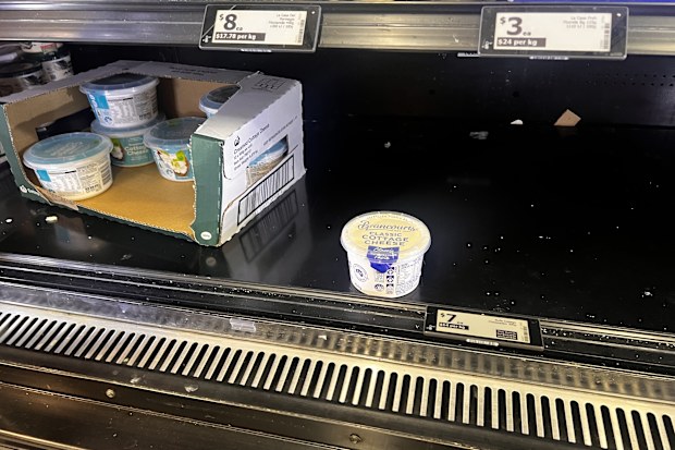 cottage cheese shortage aldi coles woolworths 