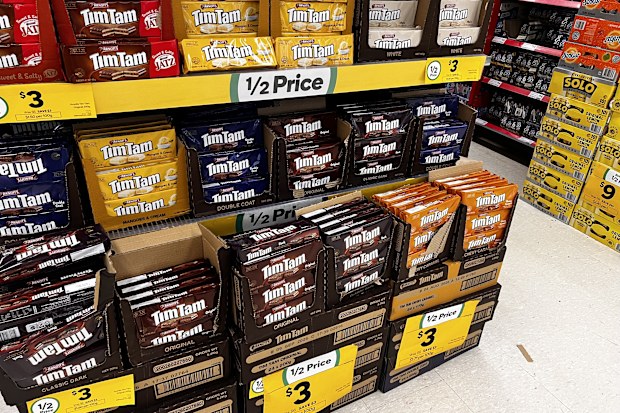 arnott's biscuits supermarket tim tam