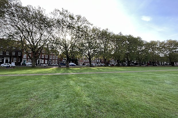 Richmond Green where parts of Ted Lasso were filmed