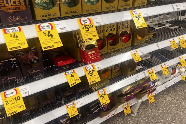cadbury chocolate shrinkflation and price