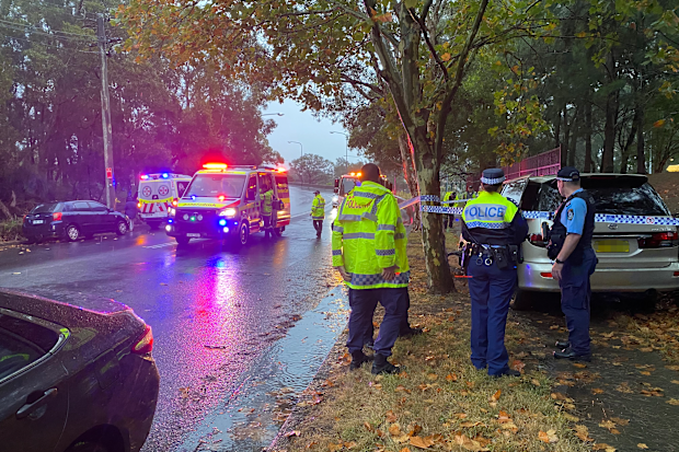 Botany crash baby thrown from car