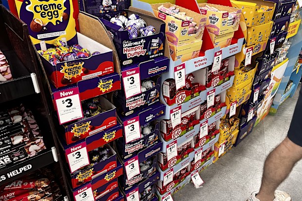 easter eggs woolworths