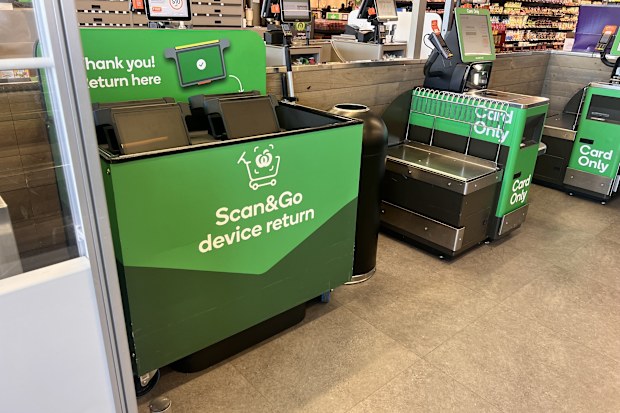 woolworths scan&go app change