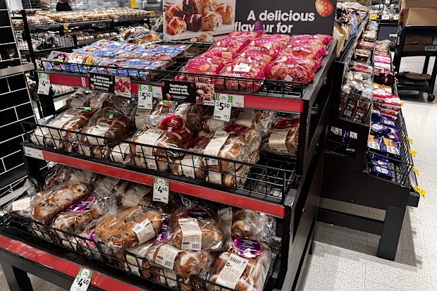 coles hot cross buns display 2026