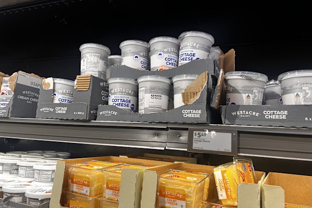 cottage cheese shortage aldi coles woolworths 