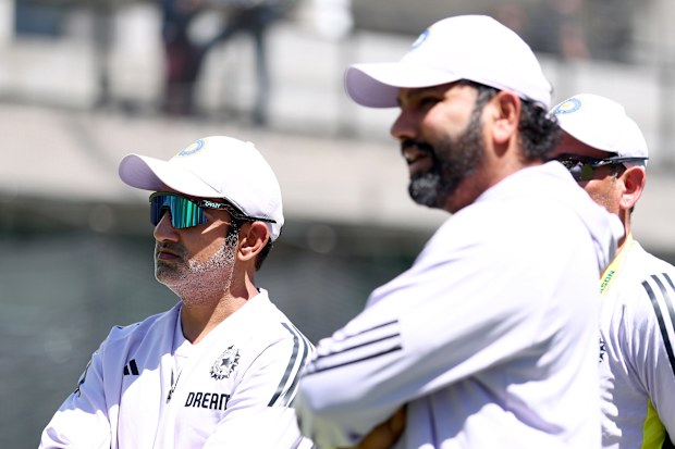 Gautam Gambhir and captain Rohit Sharma.