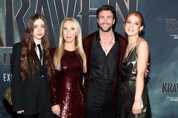 Angelica, Sam Taylor-Johnson, Aaron Taylor-Johnson, and Jessie