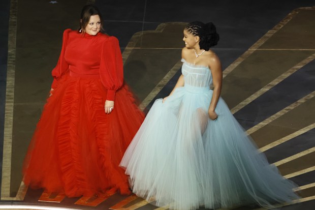 Melissa McCarthy and Halle Bailey