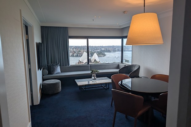 The suite was stylish, sleek and simple. With incredible views.