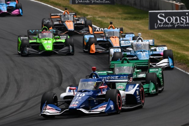 Alex Palou leads the 2023 IndyCar Series with four race wins from 12 events.