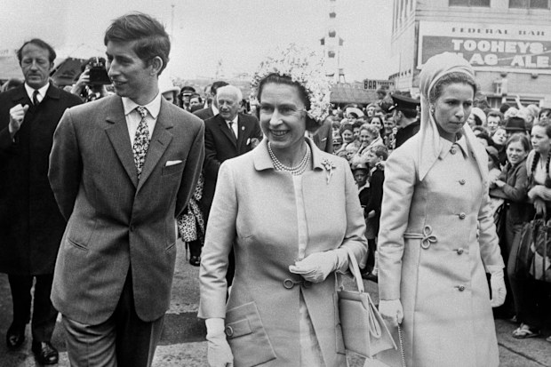 The Royals visit the Sydney Easter Show