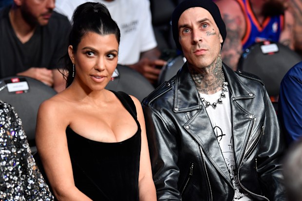 Kourtney Kardashian and Travis Barker