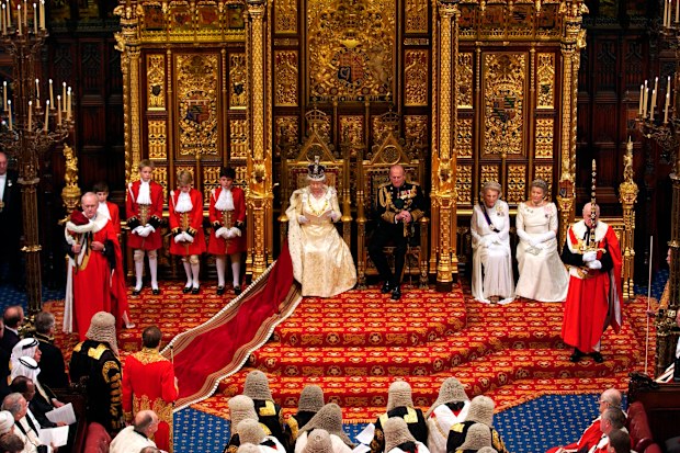 Queen Elizabeth II, Lady Farnham, Duchess of Grafton, Prince Philip